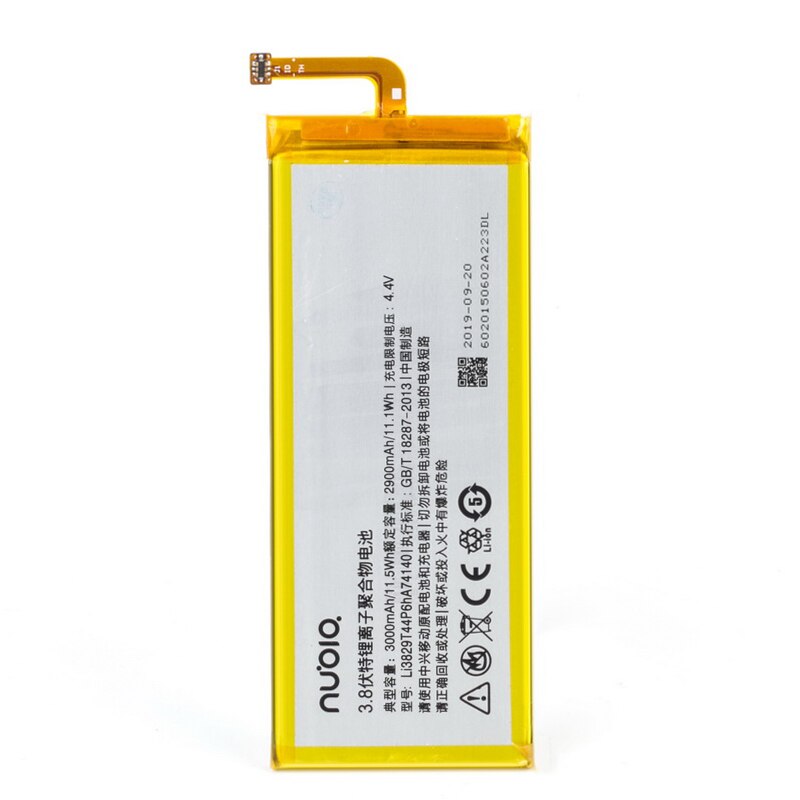 3000mAh Li3829T44P6hA74140 Del Telefono Mobile Batteria di Ricambio Per ZTE Nubia Z9 Max Plus Z9 mini NX508J NX510J NX511J NX512J NX518