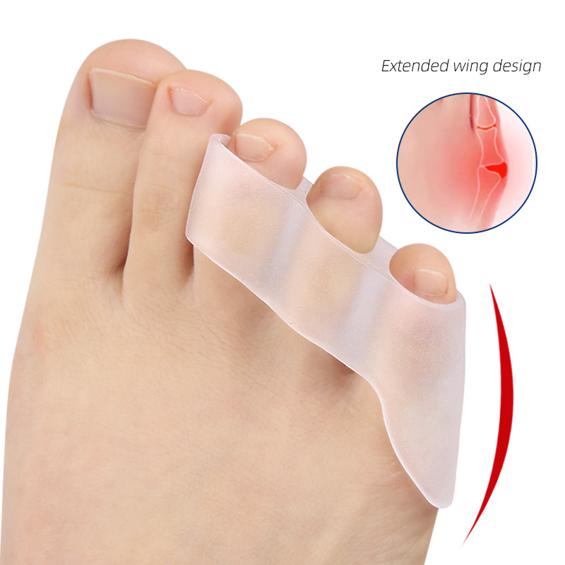 2 Stück = 1 Paar Zehen abscheider Separateur d'ortei Hallux Valgus Korrektor 3 See kleine Ballen Orthesen Schutz Pedikübetreffend Einsteller