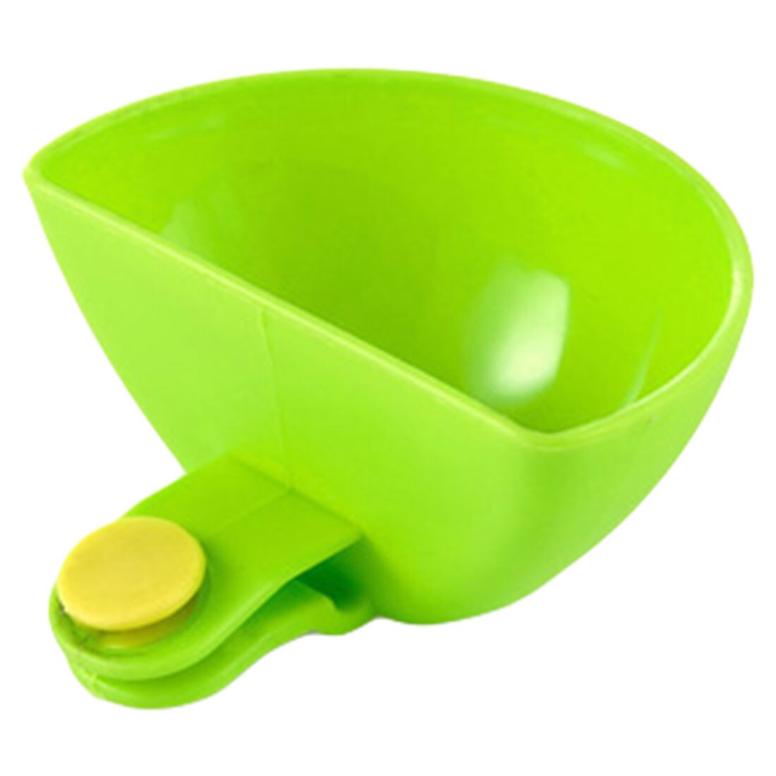 1Pc Kitchen Tool Dip Saucers Assorted Salad Sauce Ketchup Jam Dip Clip Cup Bowl for Tomato Salt Vinegar Sugar Flavor Splice: Green