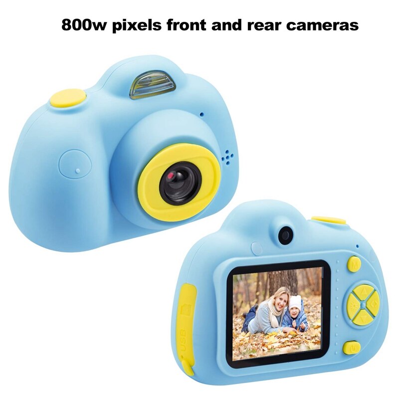 Camera Full Hd 1080P Portable Digital Camcorder 2 Inch Lcd Display Children Family Travel Photo Use Children Birthday Min