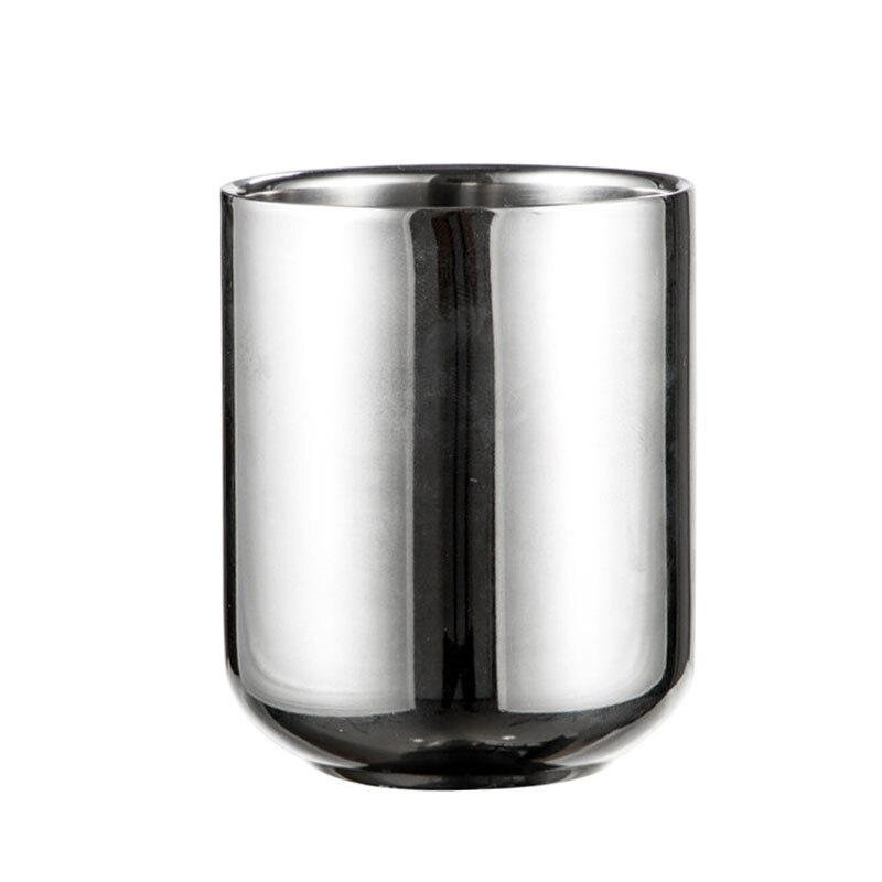 Stainless Steel Water Cups Double Layer Insulated Tea Cup Multifunctional Anti-scald Beer Cup Tumbler