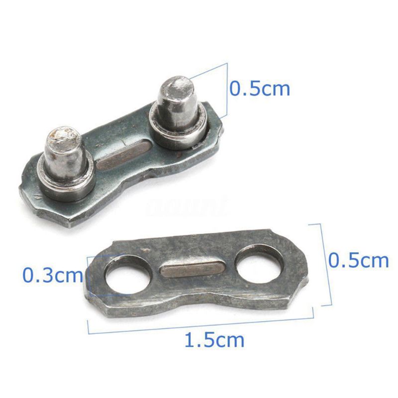 10 Sets Stainless Steel Chainsaw Chain Joiner Link Fit for JOINING 325 058 Chain U4LA