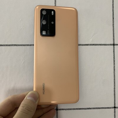 Originele Rear Terug Behuizing Deur Voor Huawei P40 Pro Glas Batterij Cover Voor P40 P 40 Back Cover Behuizing Vervanging onderdelen: Pro Blush Gold