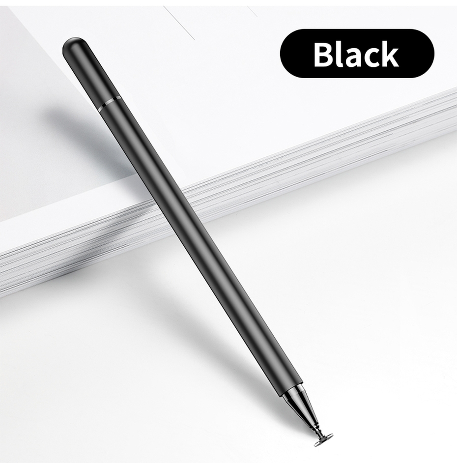 Universal Stylus Apple Pencil for Android IOS Lenovo Xiaomi Samsung Tablet Pen Touch Drawing IPad IPhone Accessory: Single head black