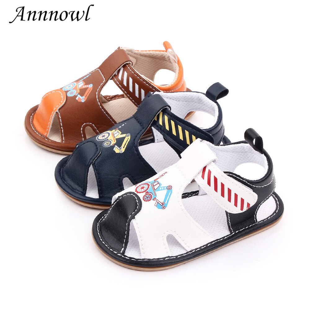 Infant Baby Boy Sandals Toddler Girl Summer Shoes Newborn Bebes Rubber Sole Footwear for 1 Year Old Trainers Cartoon Sandalen