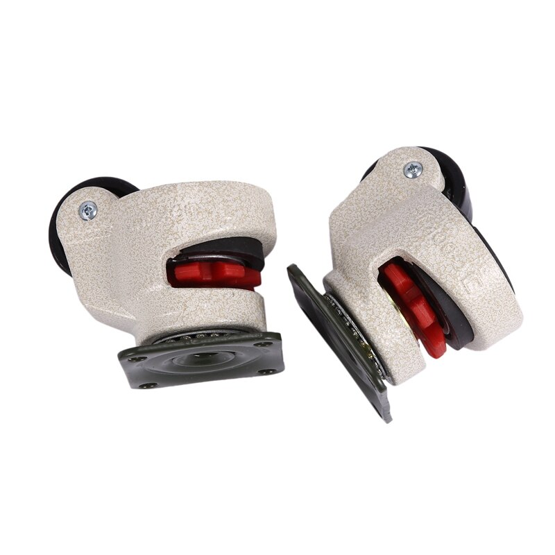 8 Pcs Retractable Leveling Casters Industrial Machine Swivel Caster Castor Wheel for Office Chair Trolley 330 Lbs