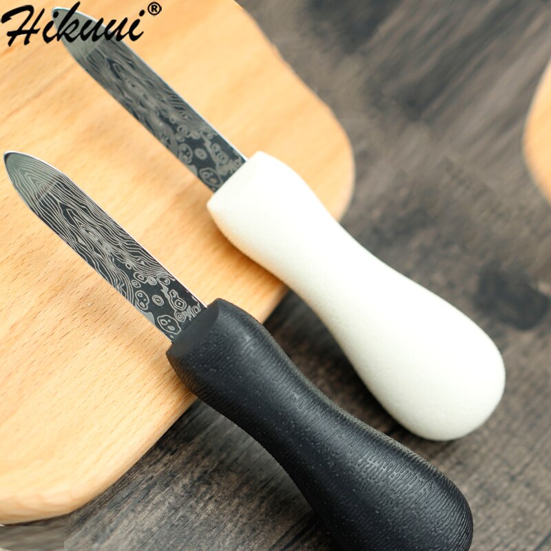 Cuchillo de acero inoxidable con bordes afilados, herramienta útil para abrir mariscos, té, cáscara de Shucker, utensilios de cocina, 1 ud.