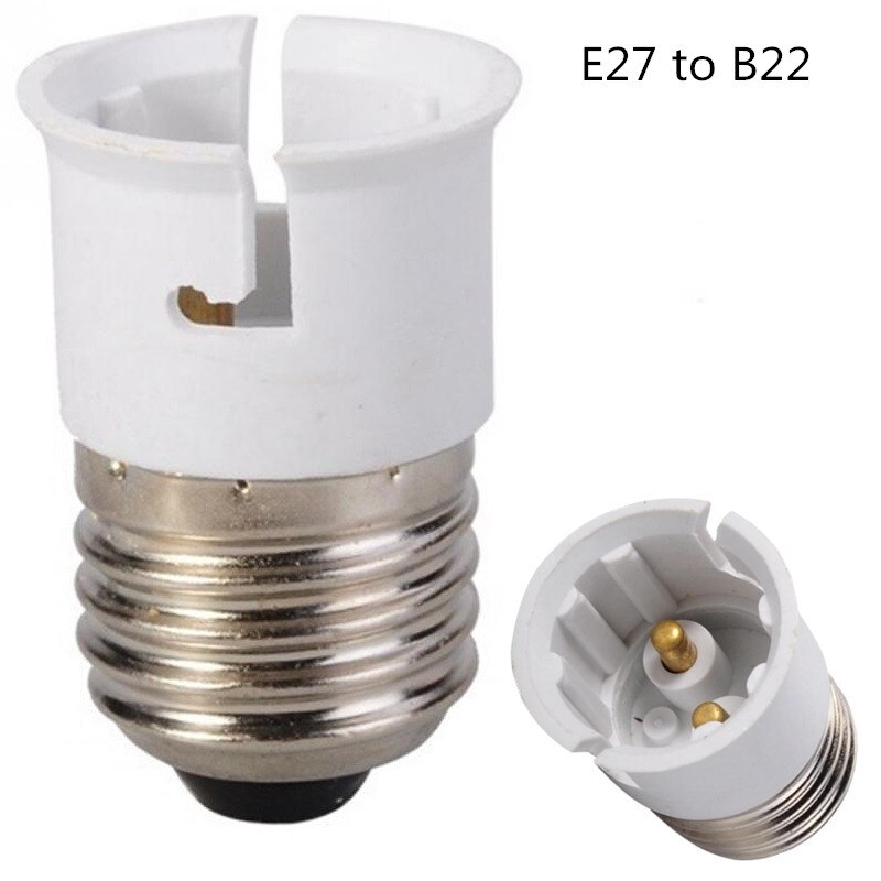 LED Adapter E27 To E14 B22 MR16 GU10 G24 G9 Bulb Holder Converter Socket Bulb Lamp Holder Plug Extender For Lighting: E27 to B22