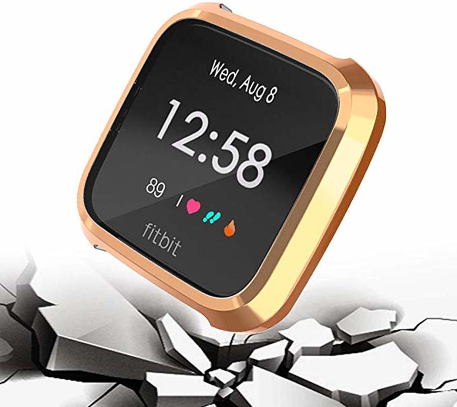 2pack Soft Tpu Case for Fitbit Versa 2 versa Band Waterproof Watch Shell Cover Screen Protector for Fitbit Versa 2