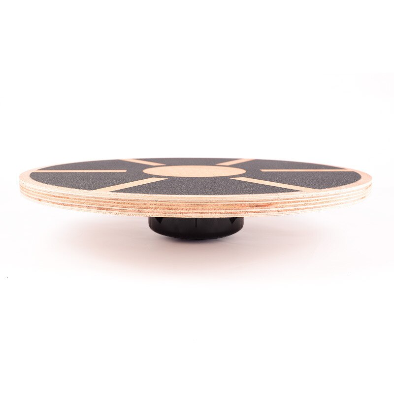 Yoga Fitness Wooden Non-slip Balance Board Rehabilitation Training Difficult Balance Training Round Balance Board XJ