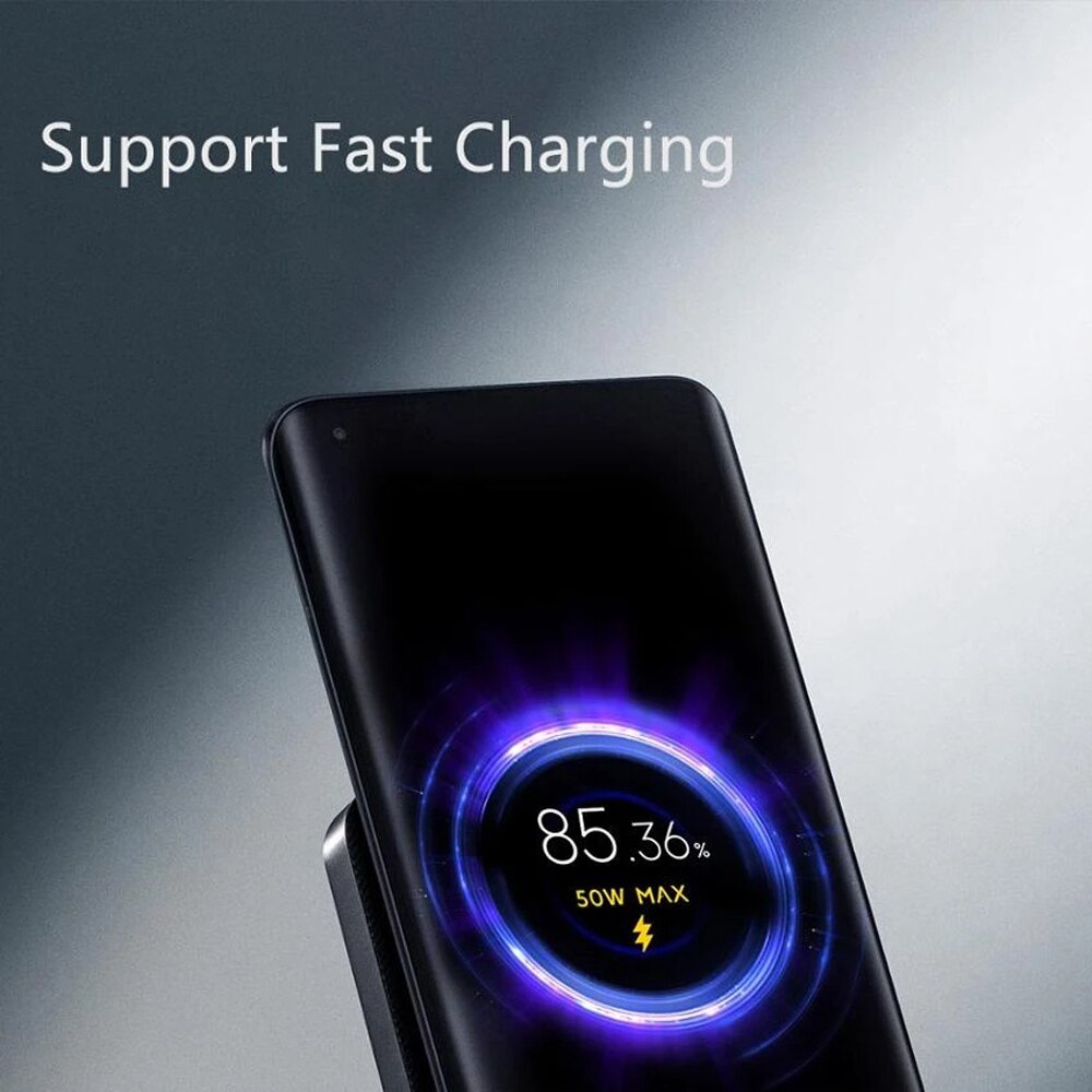 Langaton xiaomi 55w/30w -laturi maksimi pystysuora ilmajäähdytteinen langaton lataustuki nopea laturi xiaomi 10 : lle iphonelle