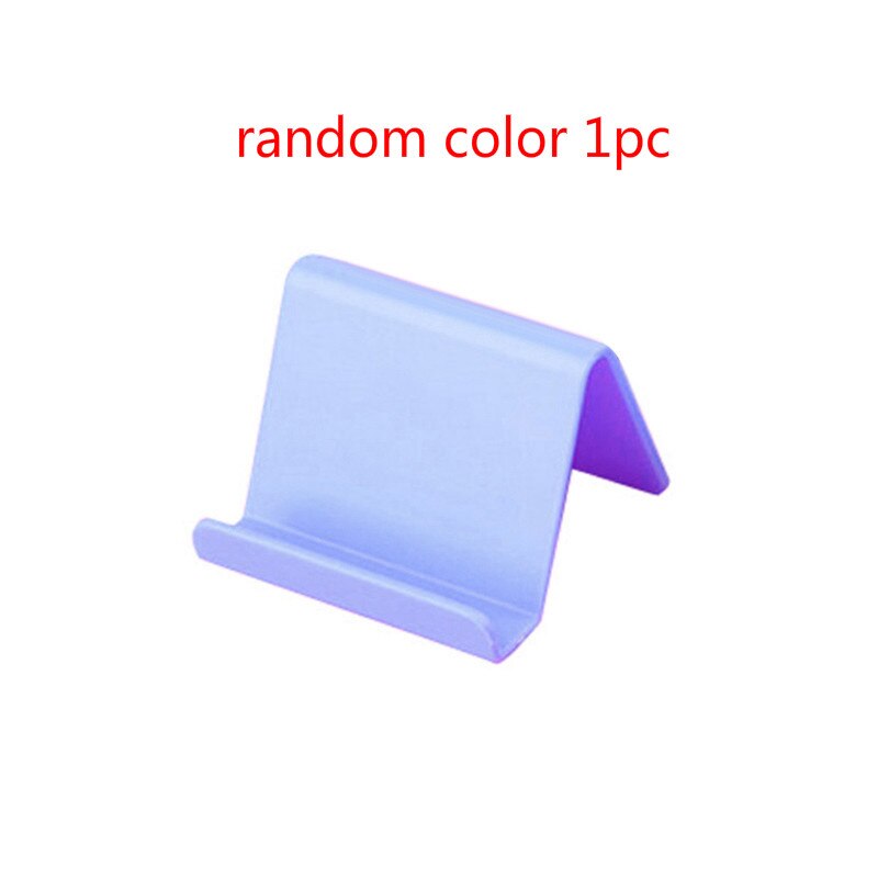 10/5/1Pcs Universale di Colore Della Caramella Mini Table Desk Supporto Del Telefono di Plastica Pieghevole Desk Supporto Del Basamento Del Cellulare supporto Tablet TXTB1: random color 1pc