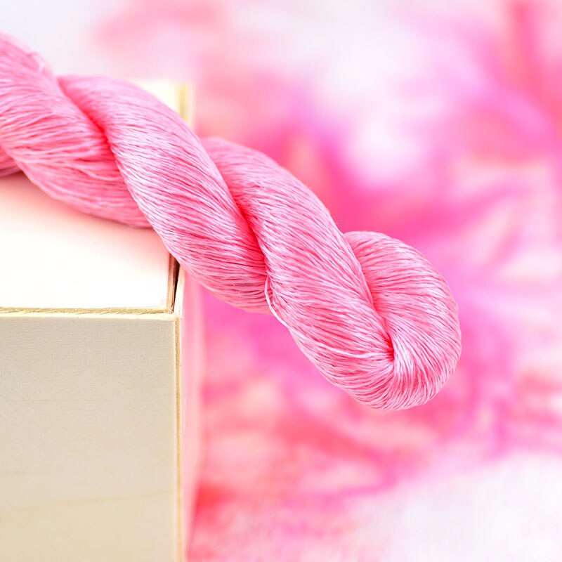 silk embroidery thread / 100% silk thread /hand embroidery embroider cross stitch/pink series/8 gradient colors: 3