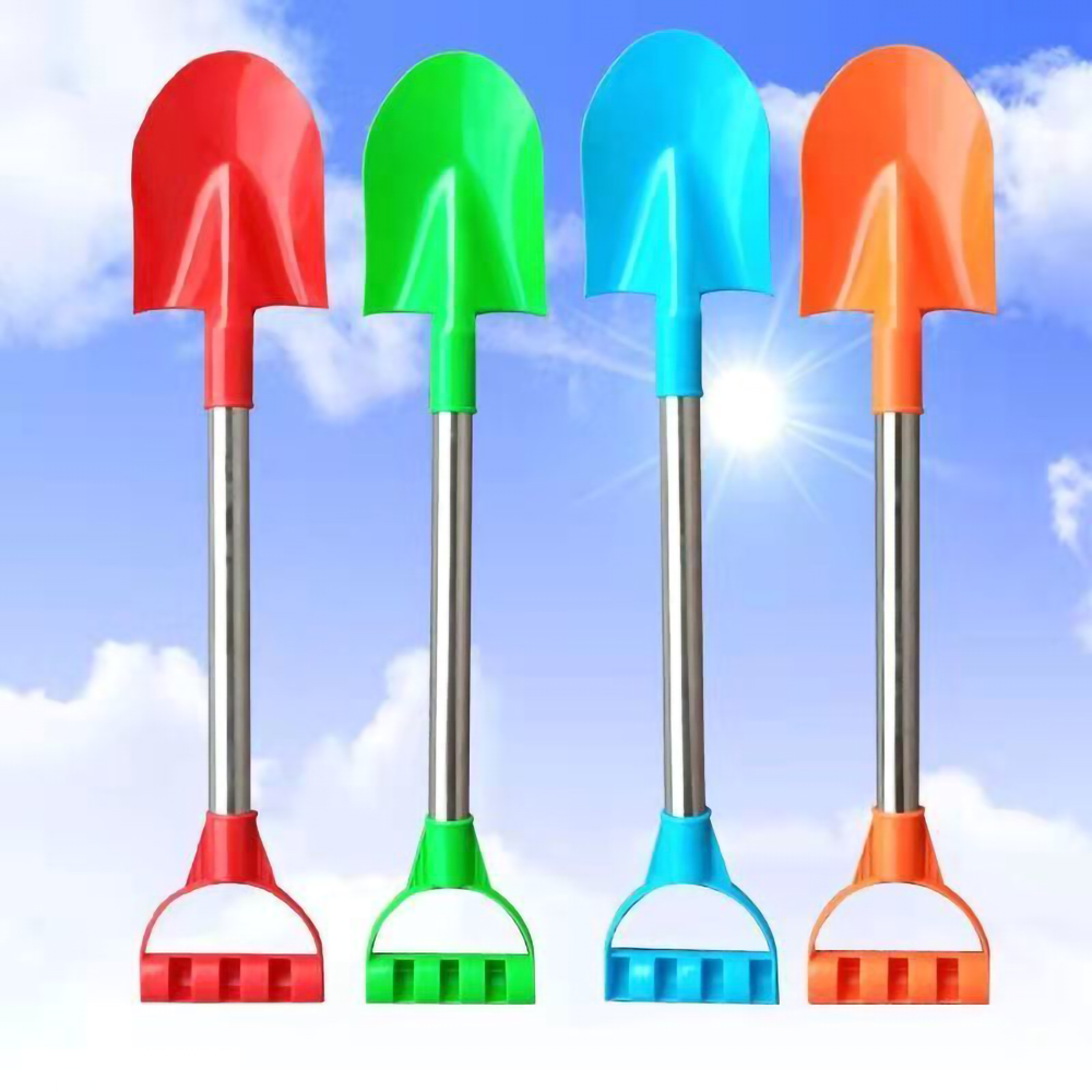 Kinder Strand Schaufel 56 cm Edelstahl Spitze Schaufel Spielzeug Sand Schnee Verdickt Spielen Haus Strand Schaufel Outdoor Spielzeug Kinder