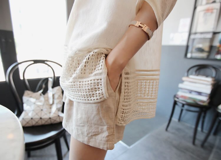Pantalon De Grossesse Jambes Larges Hanraz – Taille Haute Élastique Confortable, Poche Latérales, Idéal Maternité Décontractée