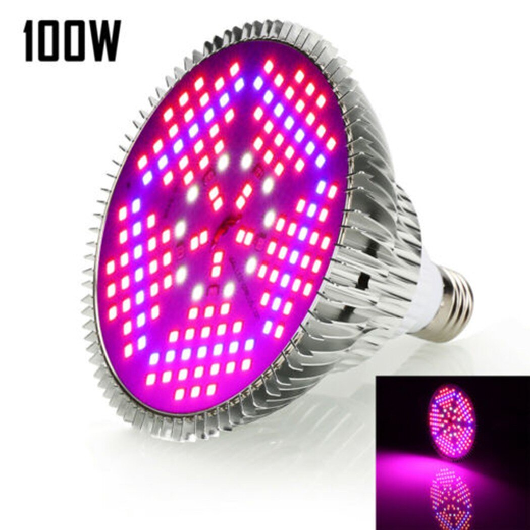 100W LED Plant Grow Light Blossom E27 Full Grow Indoor LED Light Plant
