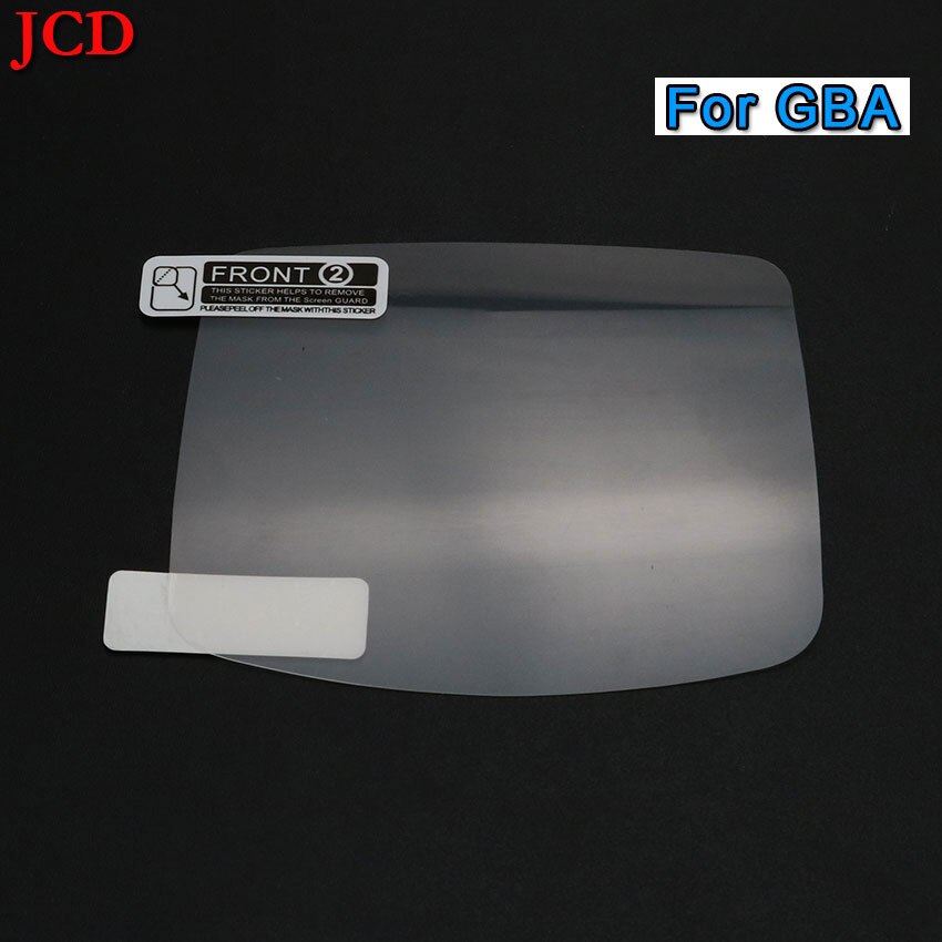 Jcd plast klar för gbp skärmlinsskydd för gb gba gbc gba sp skyddsfilm