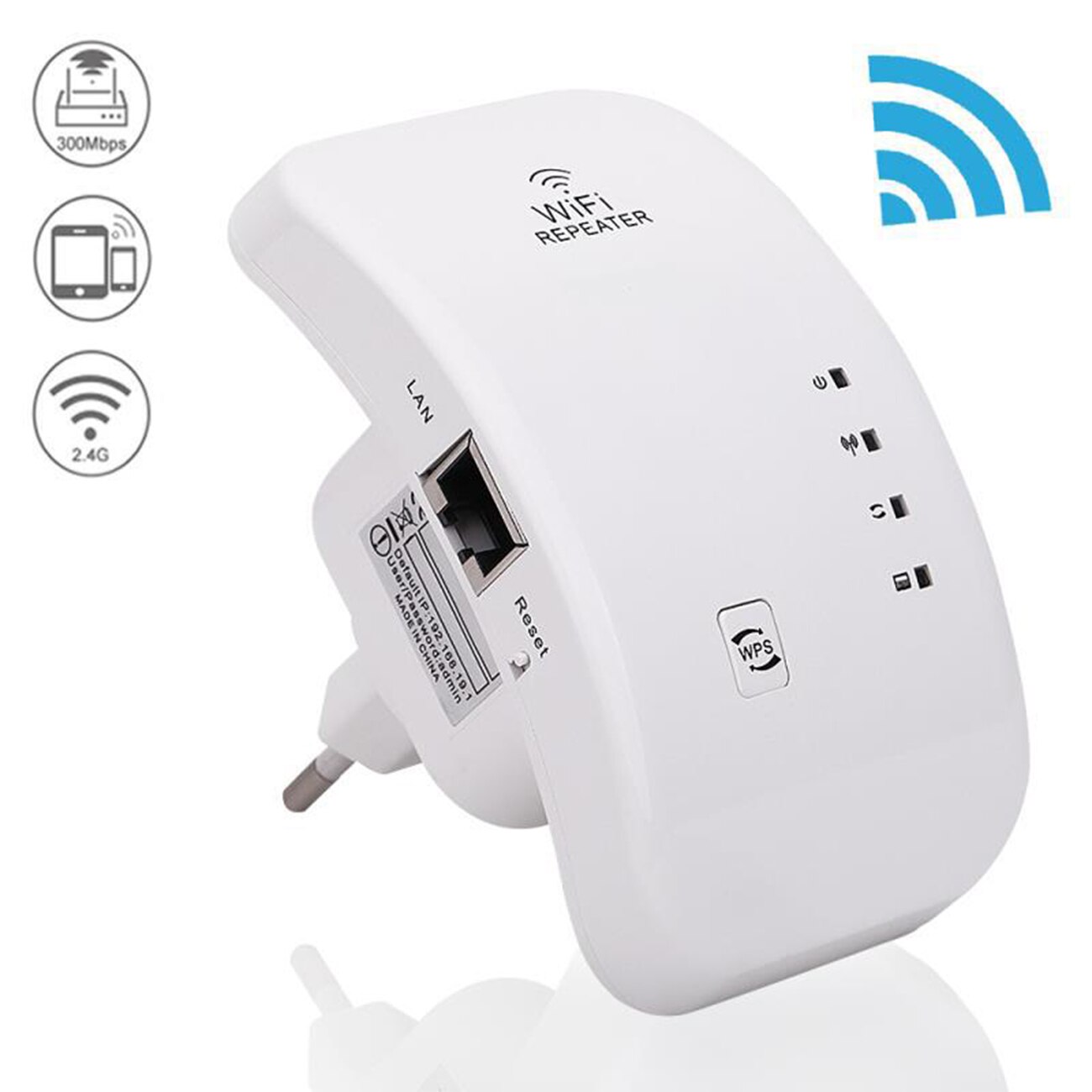 Wireless Repeater Wifi Range Extender 300Mbps Network Wi fi Amplifier Signal Booster Extender