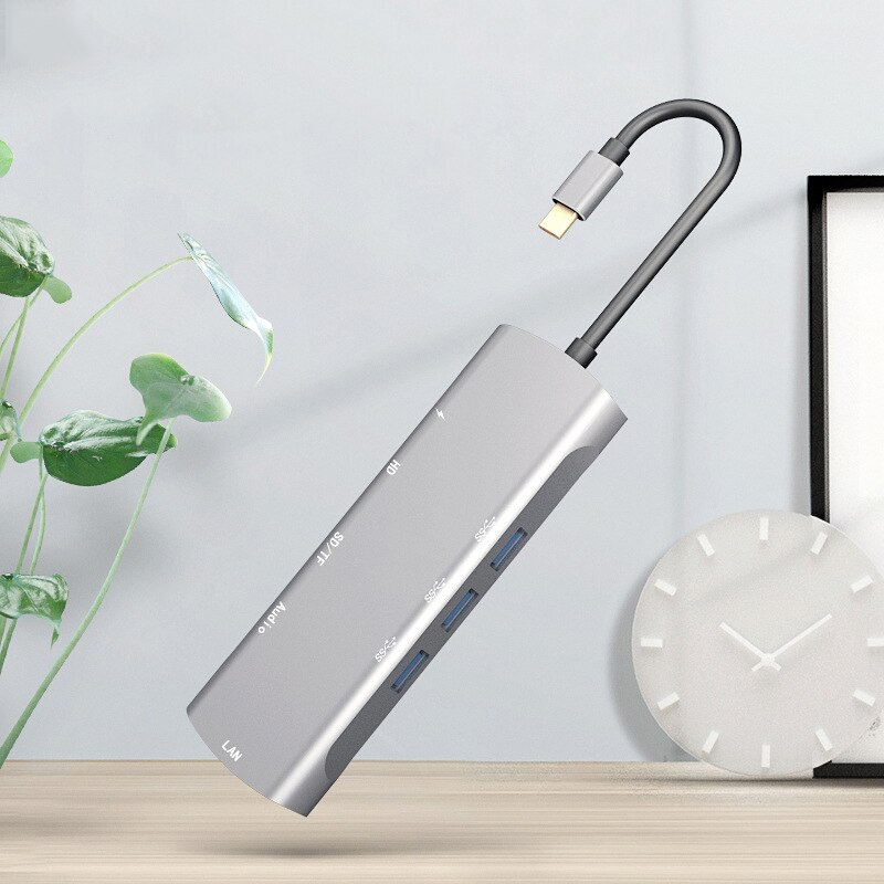 Type-C Gigabit Poort/Hdmi Negen-In-een Hub Extension Dock