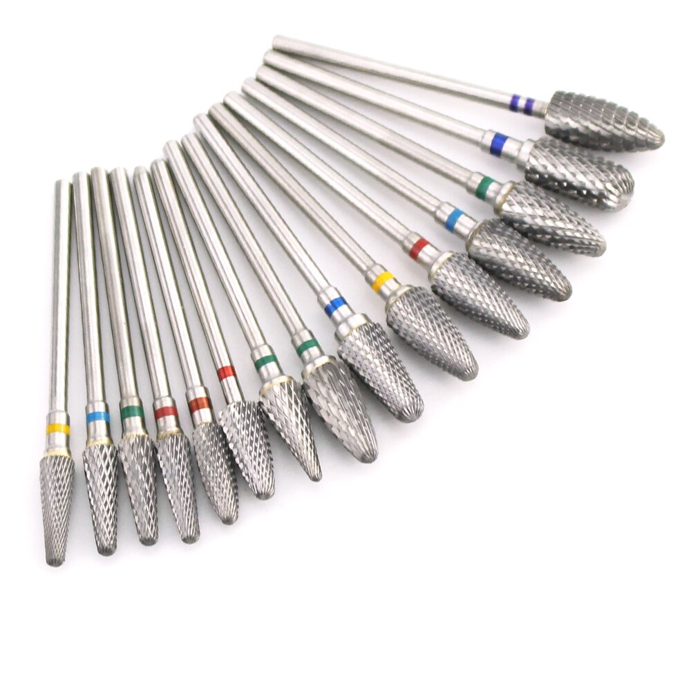 1pcs Carbide Milling Cutters Tungsten Burr Nail Drill Bit Electric Rotary Manicure Machine Files Nail Art Tool Accessories