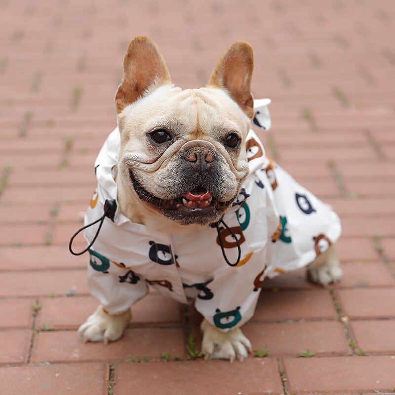 Französisch Bulldogge Hund Regenmantel Wasserdichte Dünne Sommer Kleine Hund Welpen Regen Mantel Haustier Regnet Mantel Hund Kostüm