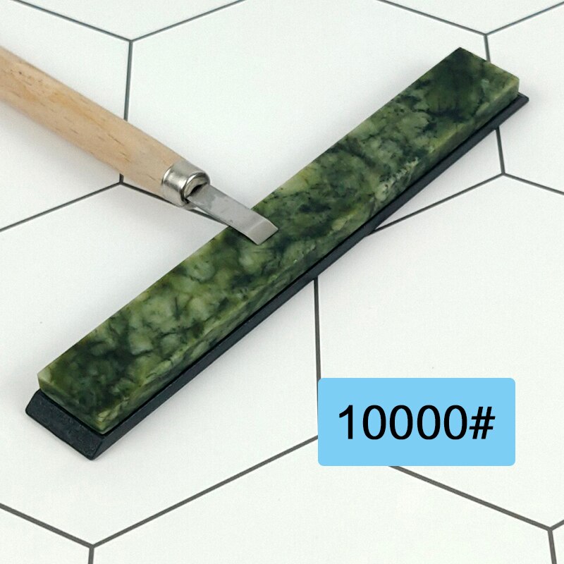 Luonnonkivitangot veitsen teroitin teroituskivi hiomakivi öljy kivi hiomakivi kiillotettu kivi tarkista teroitusvaha: 10000 karkeutta