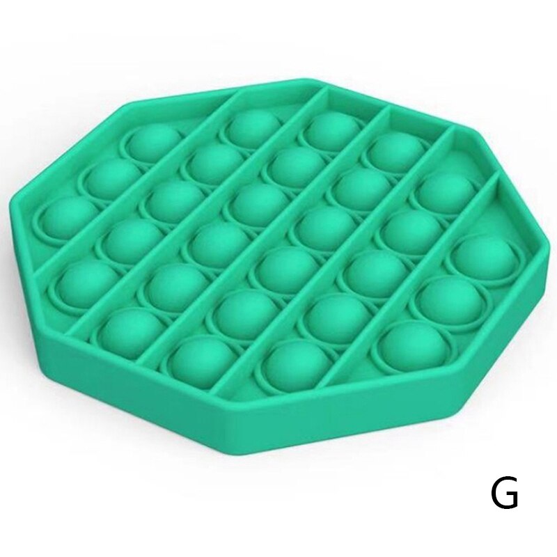 Push seine Silikon Sensorischen Zappeln Spielzeug Pop Blase Stress Relief Schiff Es Schnelle: YELLOW
