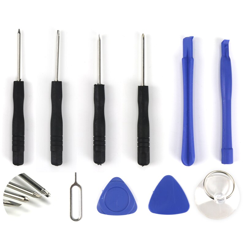 10 in 1 Opening Gereedschap Demonteren Kit voor iPhone 4 4 s 5 5 s 6 6 s 6 p 6Sp Smart Mobiele Telefoon Reparatie Tools Kit Schroevendraaier Set