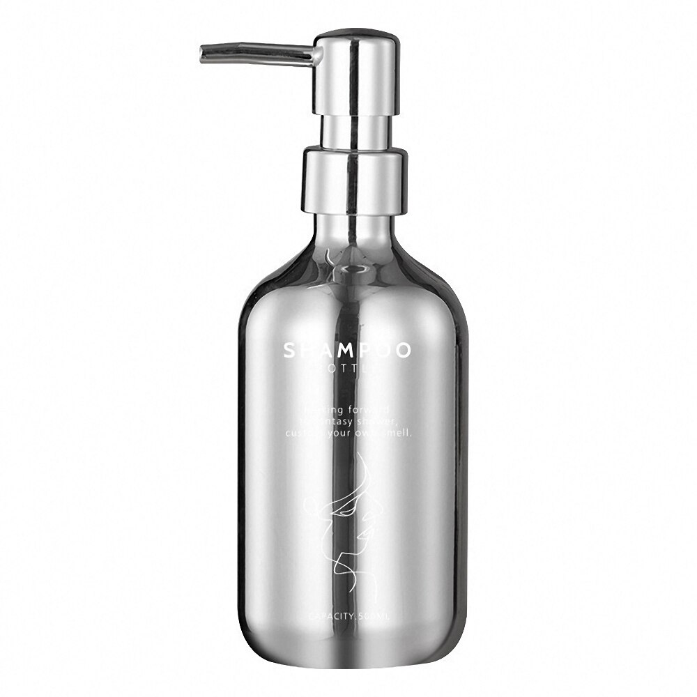 500Ml Draagbare Douchegel Aparte Fles Shampoo Dispenser Fles Licht Luxe Badkamer Dispensers Body Wassen Vloeibare Fles: Shampoo