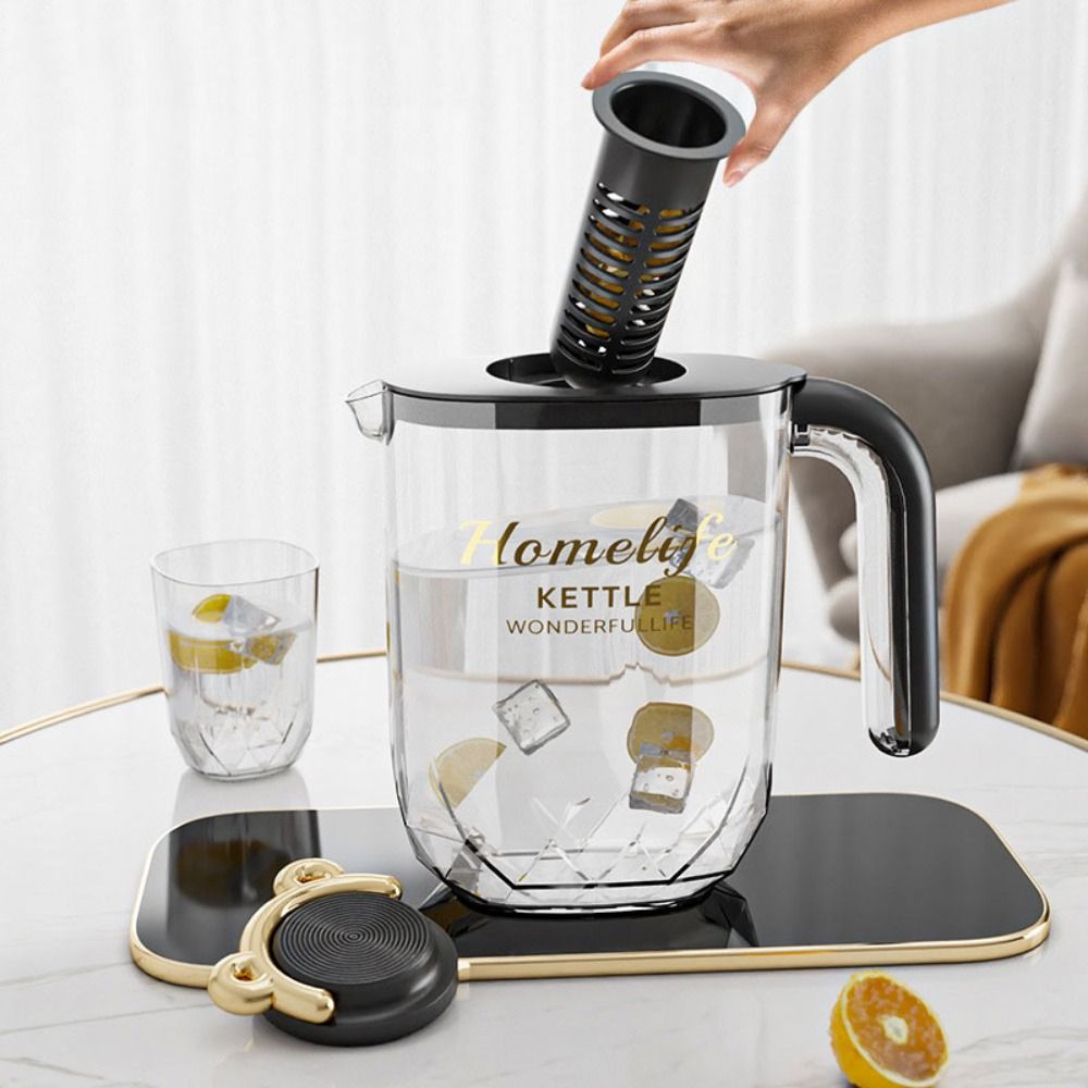 Drinkware Heat Resistant Cold Kettle Transparent with Filter and Cup Water Jug Plastic Large-capacity Water Bottle Jucie