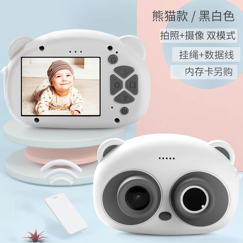 Cámara de juguete para niños, 40 millones de cámaras digitales SLR, Mini cámara portátil para de cumpleaños: Azul cielo