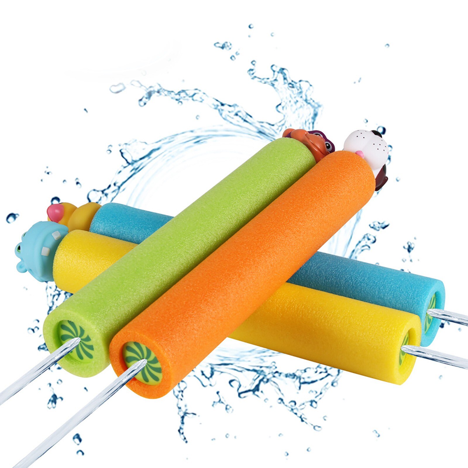 4 Pack Wasser Spritzgerät Schaum Wasser Blaster Spritzen Satz freundlicher Schwimmen Schwimmbad Schießen Spielzeug freundlicher Sommer draussen Beath Spielzeug freundlicher spielzeug