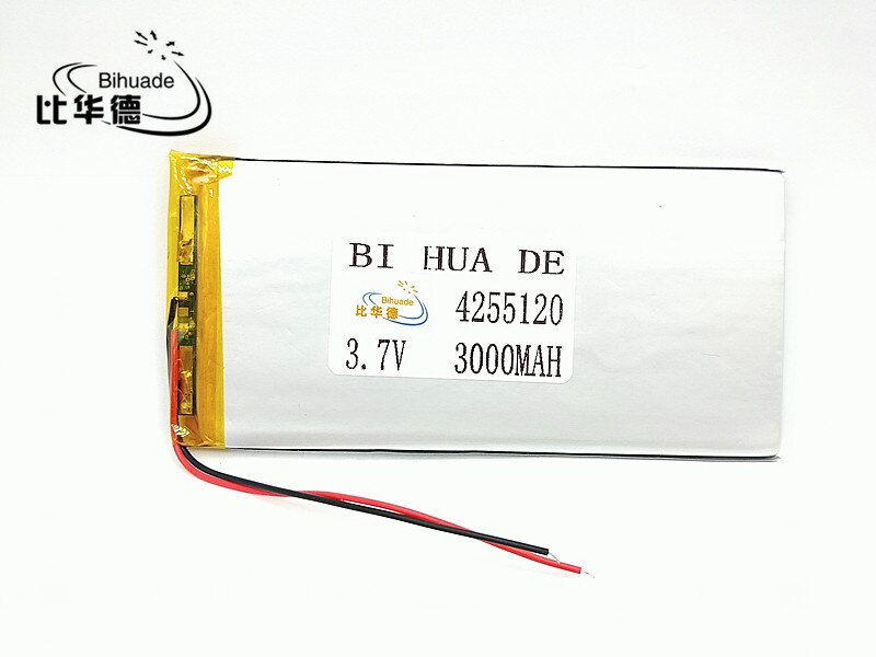 Li-Po beste batterij 3.7 V lithium polymeer batterij 3000 mah ultra-dunne hoge capaciteit DIY tablet 4255120