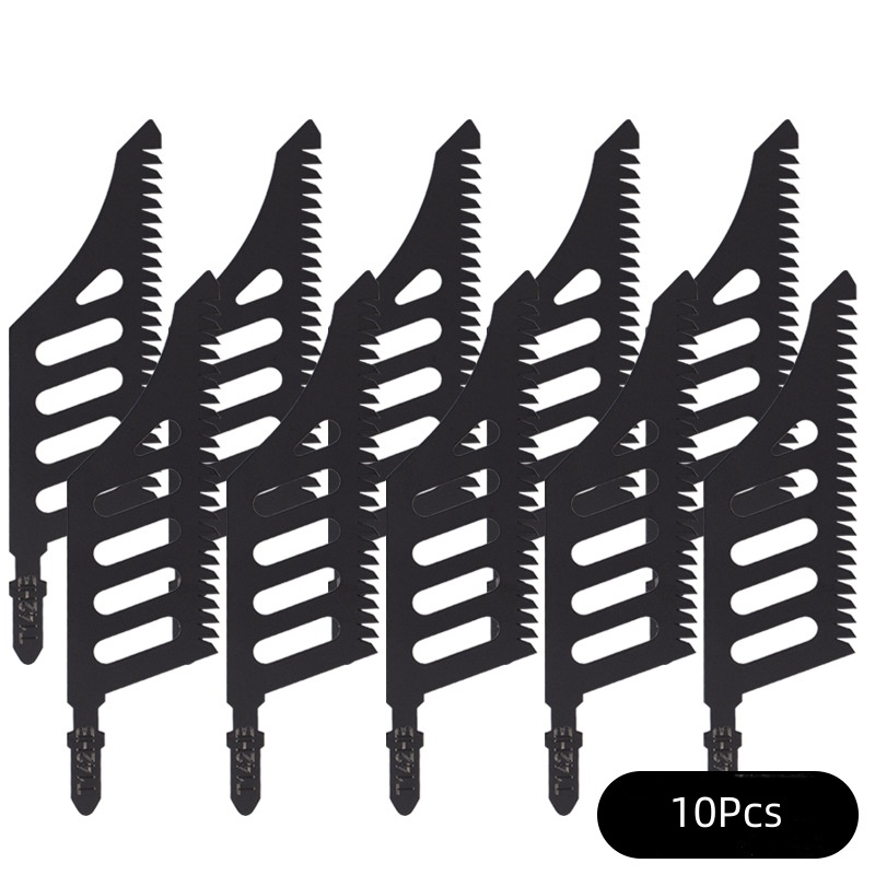 Jigsaw Blade Extra Long Heavy Duty Scroll Saw Blades T-Shank Fine Coarse Teeth for Wood Aluminum Tight Spaces Woodworking Tools: SKY BLUE