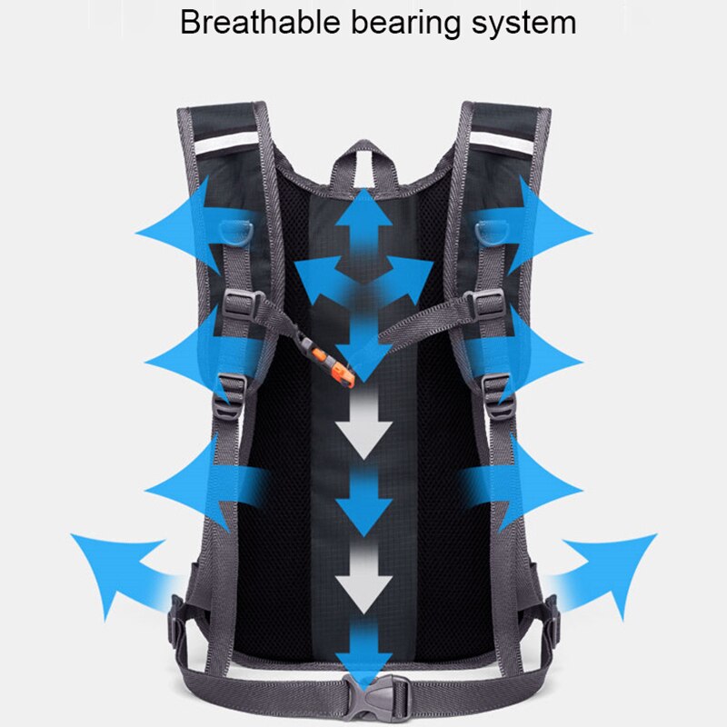 Outdoor Breathable Hydration Backpack,Ultralight Waterproof Climbing Camping Backpack,Unisex Bicycle Riding Rucksack