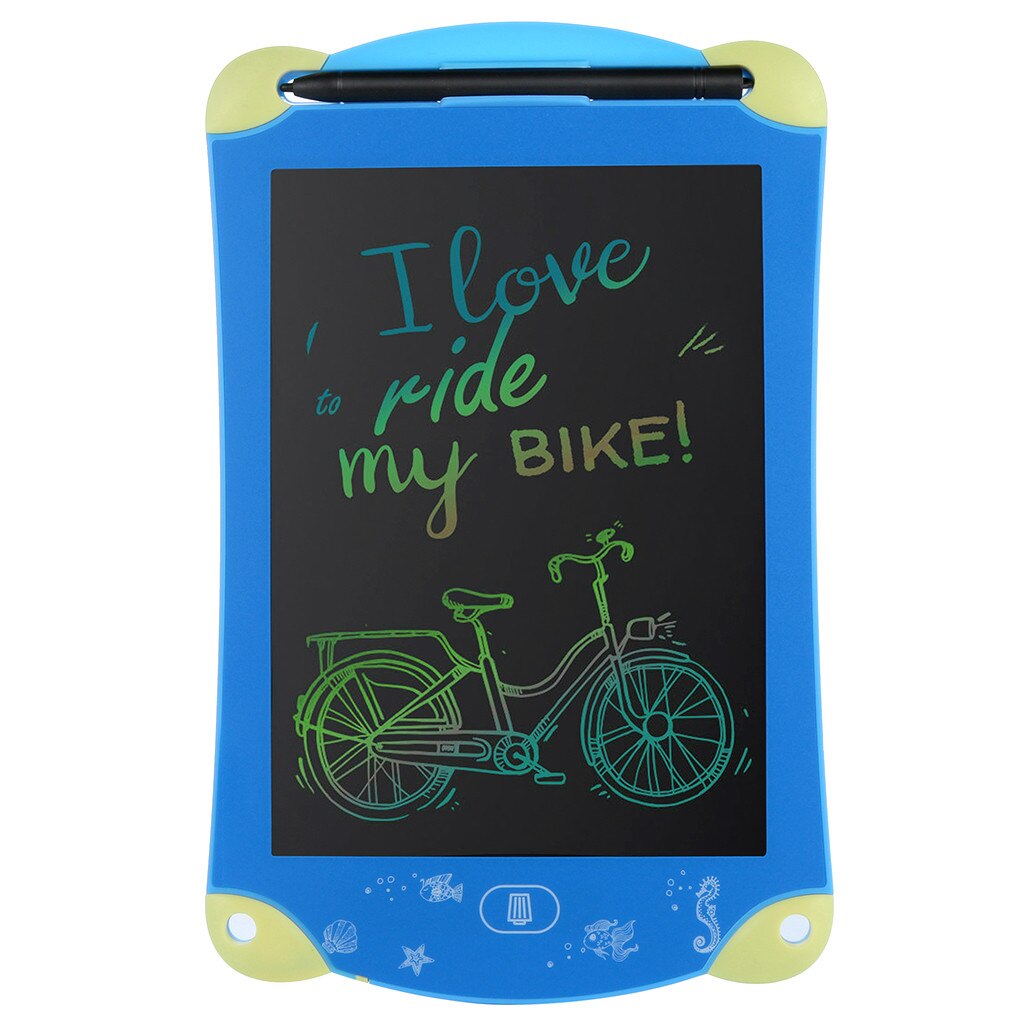 8.5 Inch Color Lcd Writing Pad Cartoon Drawing Tablet Electronic Graphic Board Graphics Sketch Board Kids Rainbow Screen: Default Title