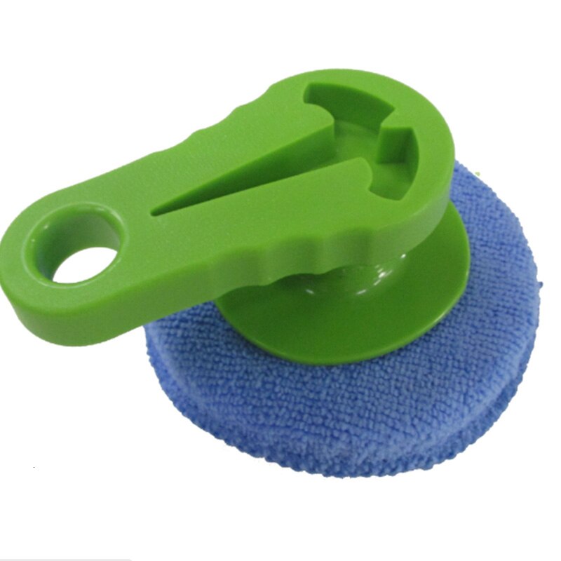 4.5 inch car waxing sponge car wash microfiber round sponge polishing wax beauty sponge