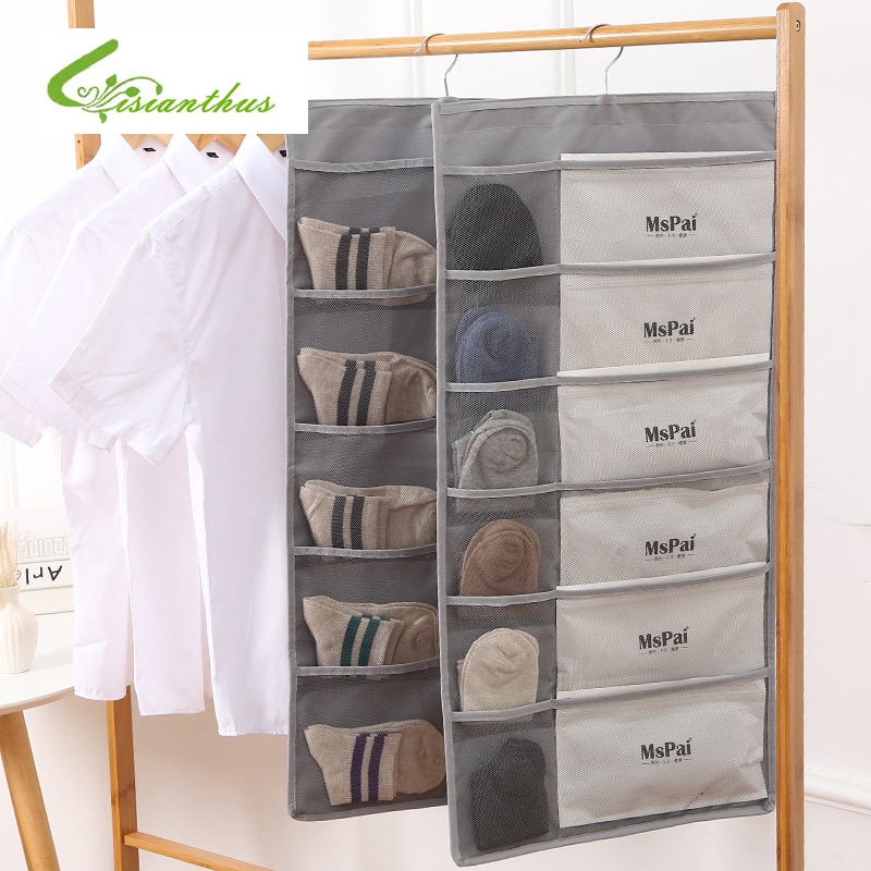 Ondergoed Beha Organisator Opbergdoos Grijs Beige Drawer Closet Organisatoren Dozen Voor Ondergoed Sjaal Sokken Hanger Organiser