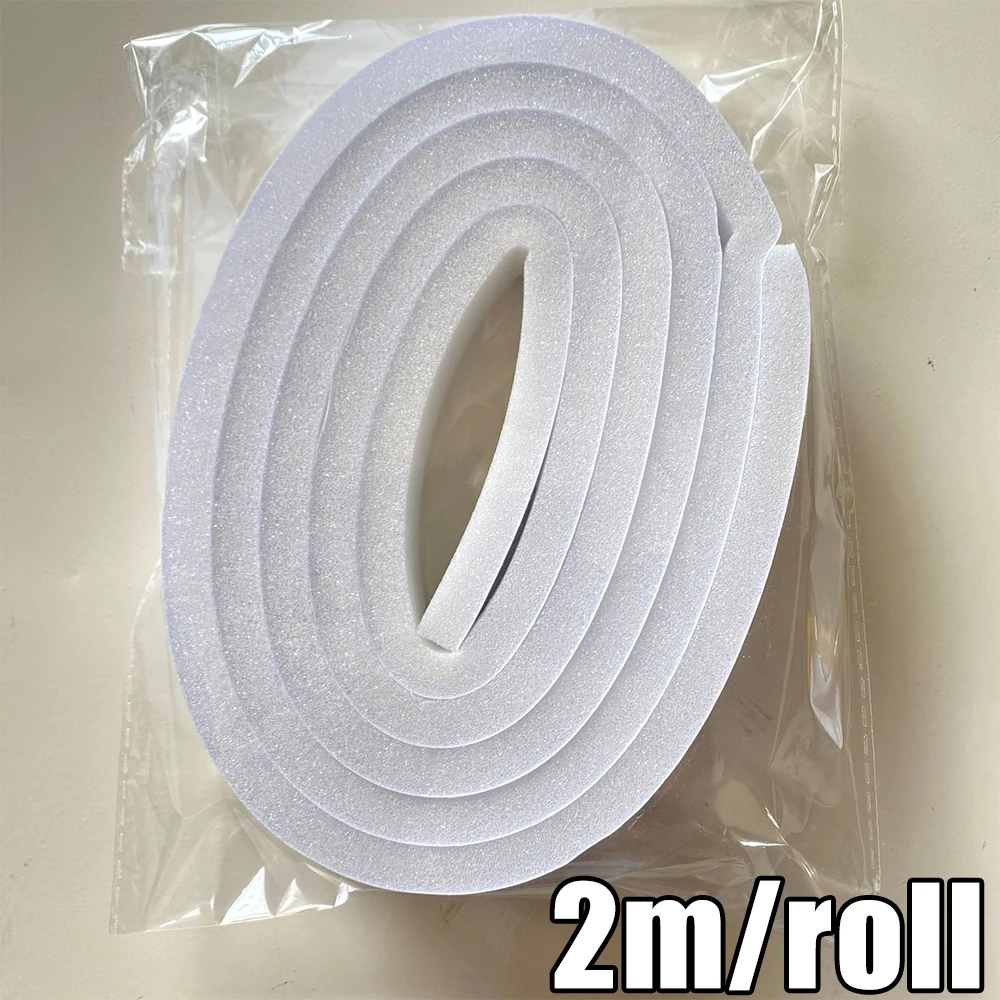 Foam Window Sealing Strip Weather Stripping Door High Resilience Seal Tape Self-Adhesive Soundproof Windproof Insulation Strips: SKY BLUE / 4m