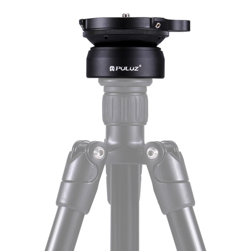 Puluz stativ-nivellierkopf, universell, 1/4 zoll gewinde, dome, dslr-kamera-stativ-nivellierkopfbasis mit libelle