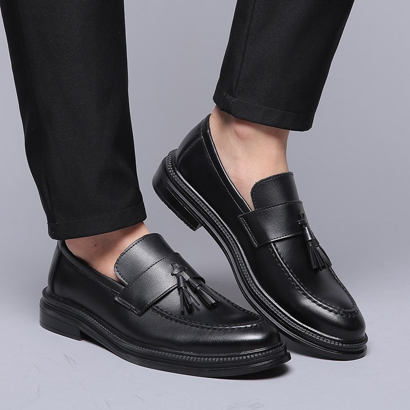 Chaussures habillées pour hommes, chaussures de mariage formelles, chaussures en cuir, chaussures d'affaires décontractées, chaussures plates pour hommes, chaussures oxford