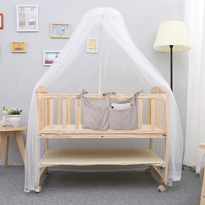1Stck Tuch Baby Krippe Hängen Lagerung Tasche Baby Bett Baby Bett Organizer Spielzeug Windel Tasche Für Bettwäsche