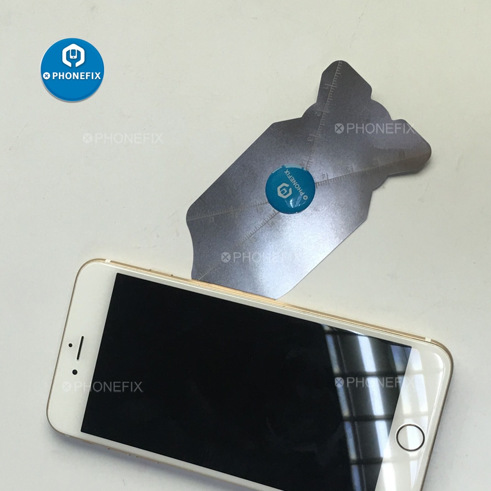 Phonefix ultra tynd fleksibel rustfrit kort spudger lirke knivåbning værktøj skraber til iphone reparation telefon skærm reparationssæt