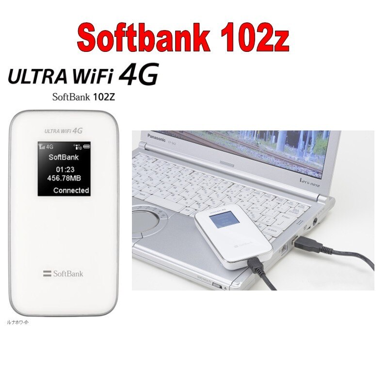 Unlocked ZTE WiFi 4G Router SoftBank 102z LTE Mobile WiFi Hotspot 3G WCDMA