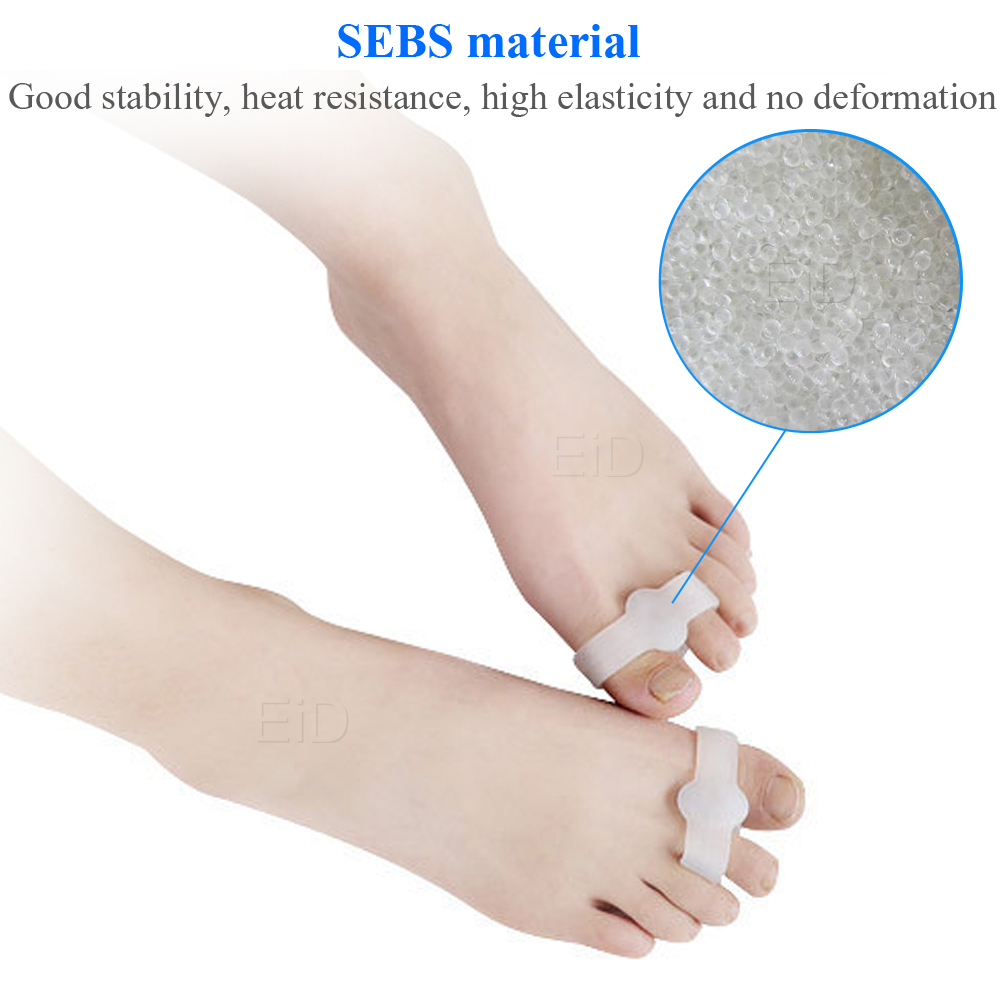 Siliconen Gel Orthese Duim Teen Hallux Valgus Teen Separator Rechtere Foot Protector Teen Tube Mouwen Pedicure Teen Insert