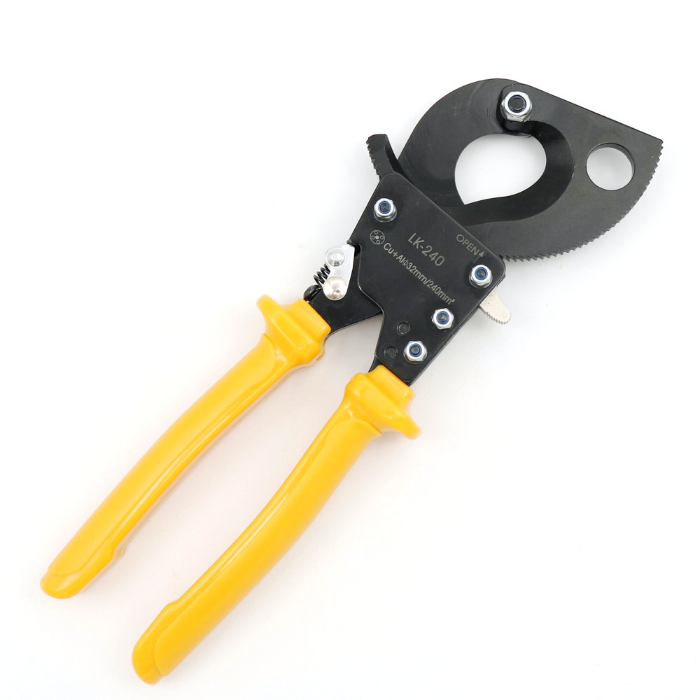 Ratchet Cable Cutter Cut Up To 240 mm2 Max Wire Cutter Hand Tool LK-240