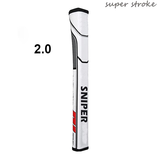SS putter grips GT 1.0/2.0 size golf putter with no Taper Technology: 2.0 white red