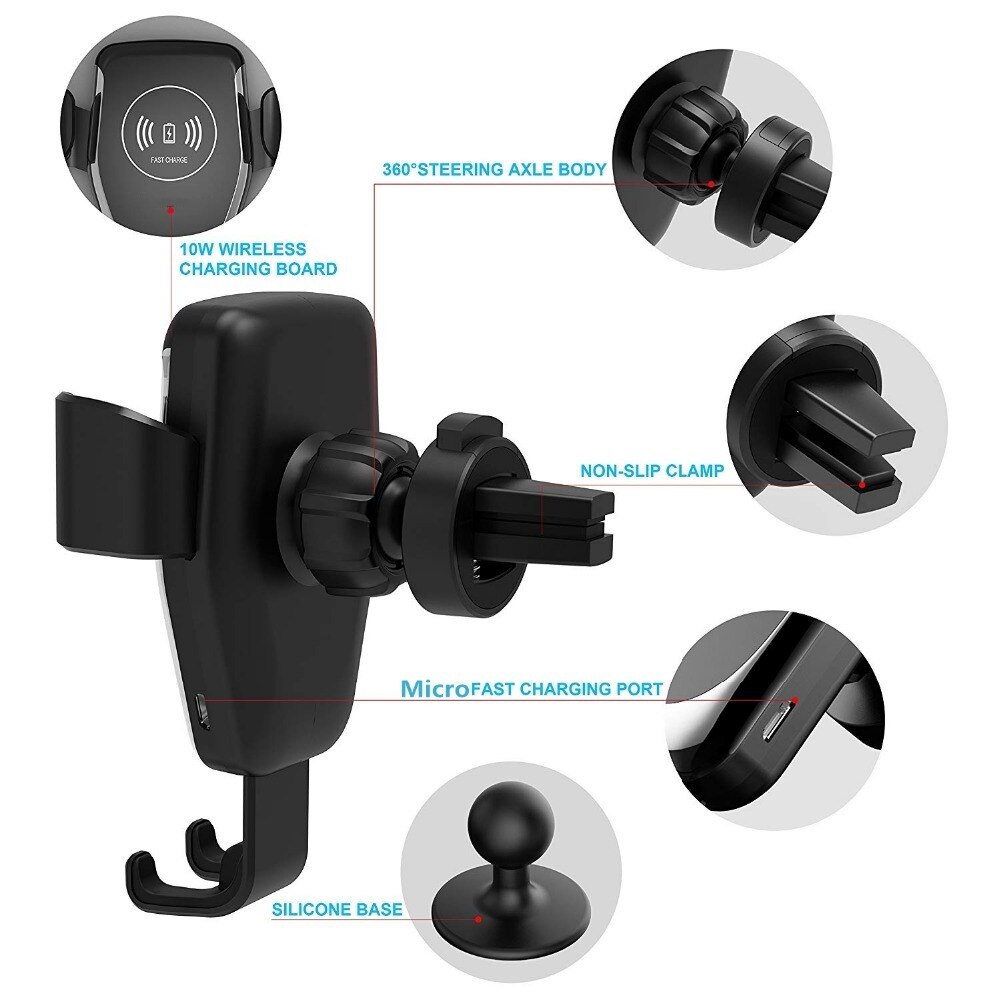 15w rápido qi carregador de carro sem fio para o iphone xs max xr x se 2020 samsung s10 s9 carregamento sem fio do telefone carro titular carregadores