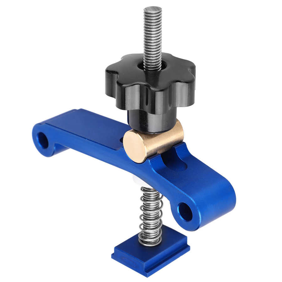 Universal Clamping Blocks Platen Miter Track Clamping Blocks Screw Woodworking Joint Quick Acting Hold Down Clamp Set