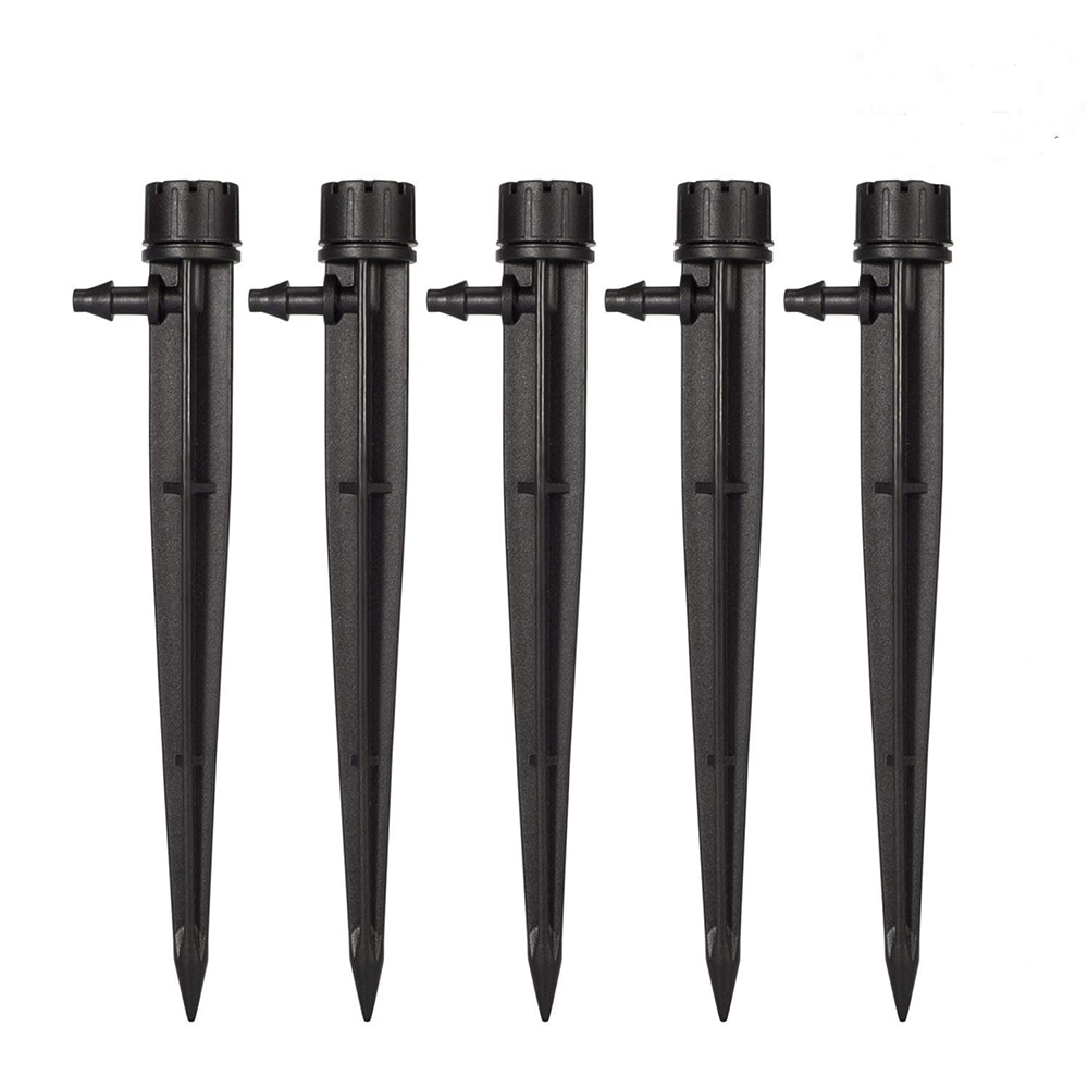 50pcs Adjustable Micro Drip Irrigation System With Spike Bottom Watering Sprinklers Emitter Dripper Garden Supplies